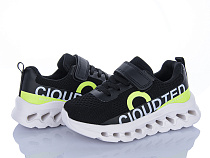 Кроссовки Clibee-Shosho LC3301-2 black-green в магазине Фонтан Обуви