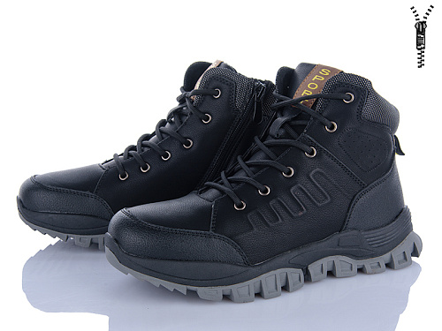 Ботинки Okshoes D5565 black в магазине Фонтан Обуви