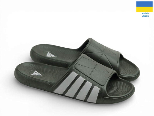 Шлепанцы Rai Shoes CC010 хакі в магазине Фонтан Обуви