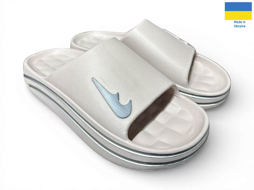 Шлепанцы Rai Shoes 513-012 бежевий в магазине Фонтан Обуви