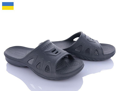 Шлепанцы Dago Гіпаніс П117 графіт в магазине Фонтан Обуви