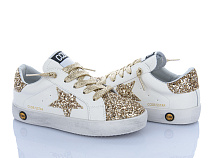 Кроссовки Clibee A721089 white-gold в магазине Фонтан Обуви