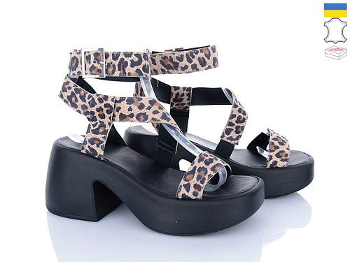 Viscala2 23507LP чор-велюр-лео в магазине Фонтан Обуви