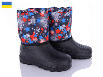 Сапоги Demur СПП Зірки синій-червоний-2025 в магазине Фонтан Обуви