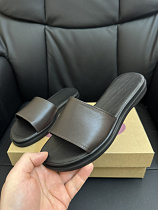 Шлепанцы 97 коричнева шкіра в магазине Фонтан Обуви