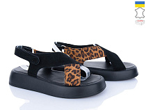 Босоножки Viscala 23211LP шк.чор-лео в магазине Фонтан Обуви