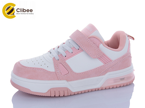 Кроссовки Clibee-Apawwa LC826 pink-white в магазине Фонтан Обуви