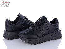 Кроссовки Ailaifa 2387-1 all black піна в магазине Фонтан Обуви