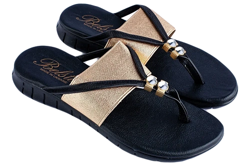 Шлепанцы Белста 8-03 Уц /299/ЗОЛОТО/482 в магазине Фонтан Обуви