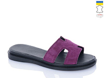 Шлепанцы Garti 94  малиновий замш в магазине Фонтан Обуви
