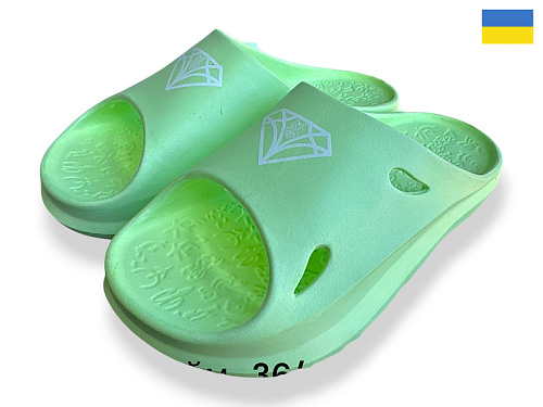 Шлепанцы Rai Shoes 2002 лайм в магазине Фонтан Обуви