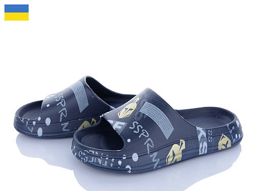 Шлепанцы Golden Lion 239-1 синій в магазине Фонтан Обуви