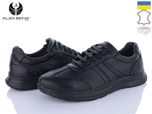 Кроссовки Alex Bens TA чорний в магазине Фонтан Обуви