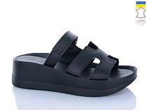 Шлепанцы Garti 015 чорний шк. в магазине Фонтан Обуви