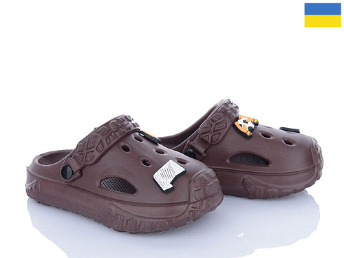 Кроксы Roks 1003 шоколад в магазине Фонтан Обуви