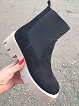 Ботинки 27917 чёрн VL беж в магазине Фонтан Обуви