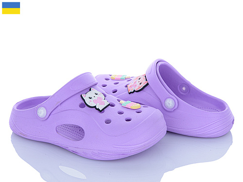 Кроксы Inblu 612 лаванда в магазине Фонтан Обуви