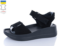 Босоножки Sali 1707-2 чорний з чор-п. в магазине Фонтан Обуви