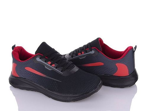 Кроссовки No Brand 2580-15 black-d.grey в магазине Фонтан Обуви