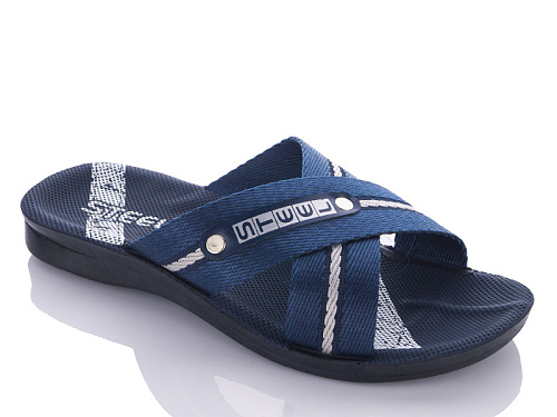 Шлепанцы Gurkem TRK STL1 blue в магазине Фонтан Обуви
