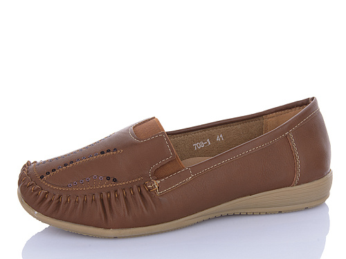 Туфли Ldw 708-1 brown батал в магазине Фонтан Обуви