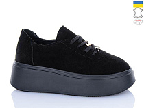 Кроссовки Garti 4090 чорний замш в магазине Фонтан Обуви