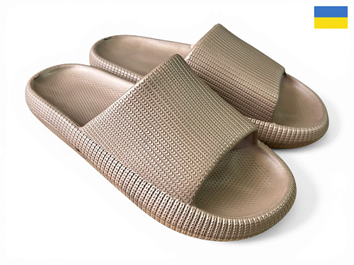 Шлепанцы Rai Shoes 024 кофе в магазине Фонтан Обуви