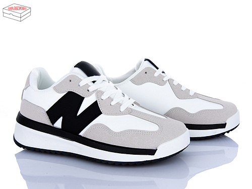 Кроссовки Ailaifa NR011 white-black в магазине Фонтан Обуви