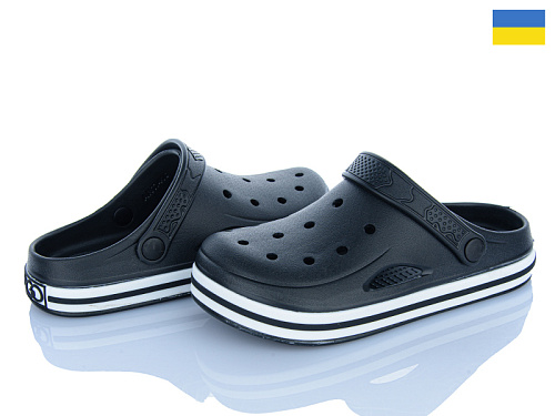 Кроксы Golden Lion 416 чорний в магазине Фонтан Обуви