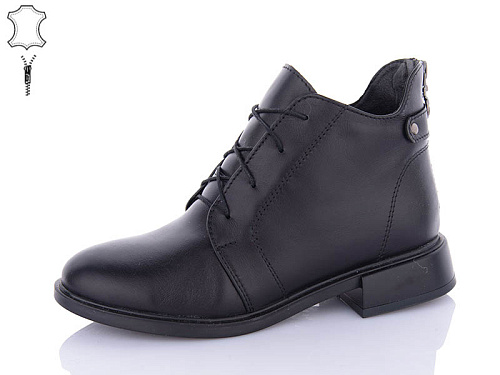 Ботинки Qq Shoes 907 black в магазине Фонтан Обуви