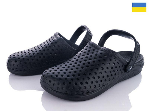 Кроксы Vladimir Крок C68 черный в магазине Фонтан Обуви