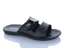 Шлепанцы Jumay SP magic липуч.чорний в магазине Фонтан Обуви