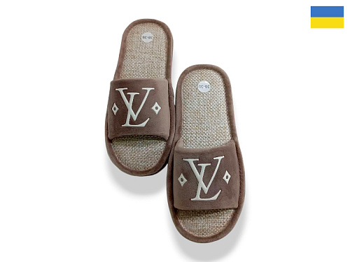Тапочки Rai Shoes Шльопки VL бежевий в магазине Фонтан Обуви