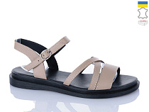 Босоножки Sali 1103-1 капучино чор-п. в магазине Фонтан Обуви
