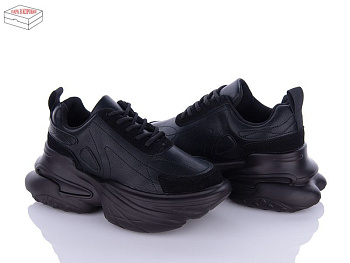 Кроссовки Ailaifa 8201 all black в магазине Фонтан Обуви