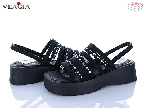 Босоножки Veagia-Ada N7 black в магазине Фонтан Обуви