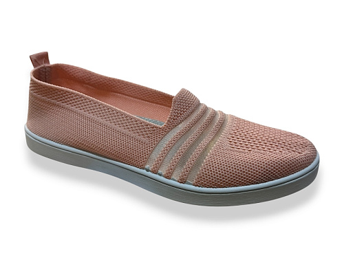 Слипоны Rai Shoes F07-026 персиковий в магазине Фонтан Обуви