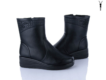 Ботинки Yuemingzu 9909 black в магазине Фонтан Обуви