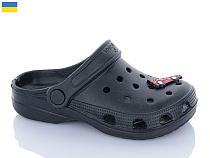 Кроксы Inblu 017 чорний в магазине Фонтан Обуви