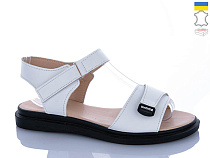 Босоножки Sali 702 білий чор-п. в магазине Фонтан Обуви