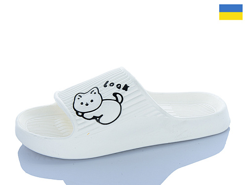 Шлепанцы M&L Alex13 B104 білий в магазине Фонтан Обуви