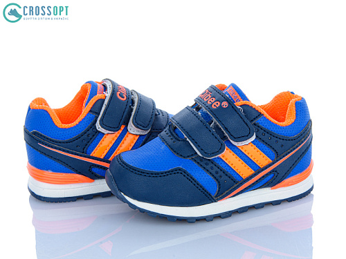 Кроссовки Crossopt F632 d.blue-orange в магазине Фонтан Обуви