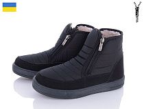 Ботинки Vladimir 808 чорний в магазине Фонтан Обуви