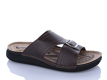 Шлепанцы Oskar 01-36 коричневий в магазине Фонтан Обуви