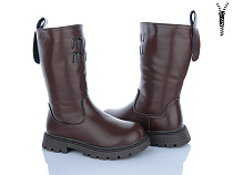 Сапоги Clibee C938 brown в магазине Фонтан Обуви