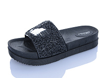 Шлепанцы Jibukang 01-752 black в магазине Фонтан Обуви