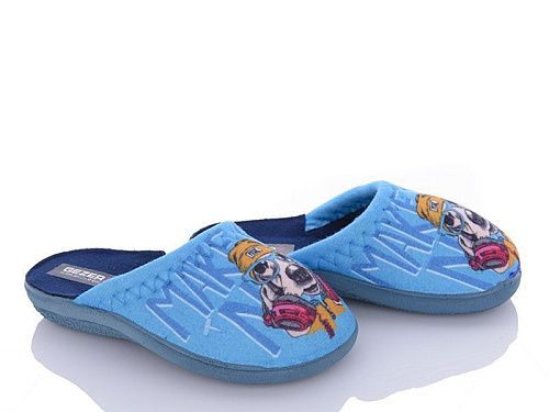 Тапочки Soylu GE206 blue в магазине Фонтан Обуви