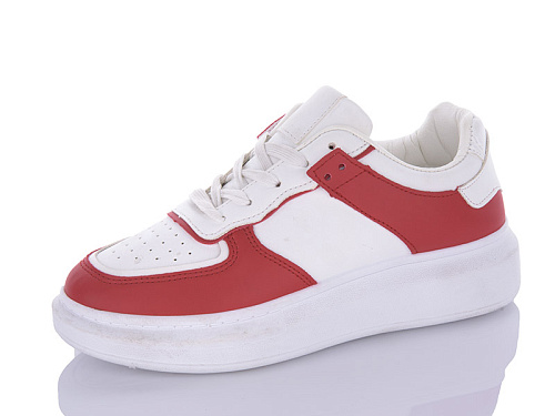 Кроссовки Qq Shoes BK61 white-red в магазине Фонтан Обуви