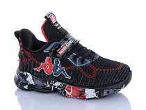 Кроссовки Dino Albat Q54-B5501 black-red в магазине Фонтан Обуви