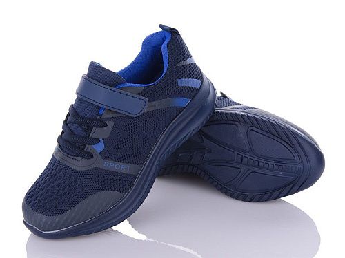 Кроссовки No Brand 2602-9 d.blue-r.blue в магазине Фонтан Обуви